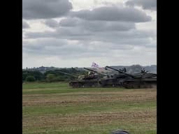 6 x Chieftain Tank drag race at Operation Market Harborough 2024