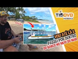 VOEI com o DRONE DJI FLIP para o MEIO do MAR e passei por DENTRO de um BARCO