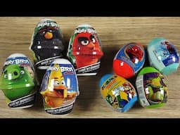 Surprise TOY & Pudding Angry Birds Movie Super Mario Turtles Spider Man Disney Elsa Frozen