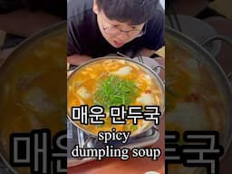 왕 만두국 맛집 다녀왔습니다 Dumpling Soup Mukbang