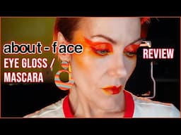 SLICK AF! About Face VINYL EFFECT EYE GLOSS | 1994 Mascara REVIEW | Wet Look EDITORIAL MAKEUP