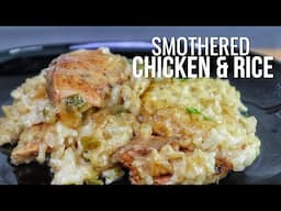 FAST and EASY Smothered Chicken and Rice Recipe for Busy Nights