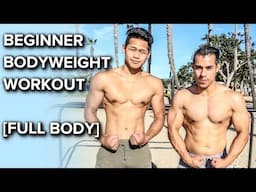 Beginner Bodyweight Workout [Full Body Calisthenics - Arms, Chest, Back, Legs & Abs]