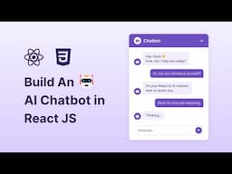 🤖 Build AI Chatbot in React JS & CSS | React JS Chatbot Tutorial