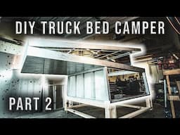 Truck Bed Camper Build | Part 2 | Wall Panels & Roof