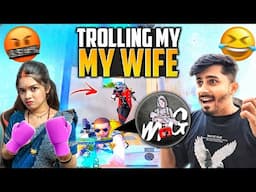 MLIMM GAMING TROLLED MY WIFE LIKE TOXIC ROCK GAMING AND SHE GOT VERY ANGRY IN BGMI 🤣 FUNNY GAMEPLAY