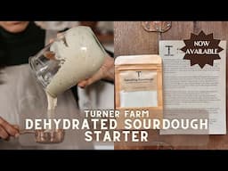 How to Rehydrate your dried sourdough starter!