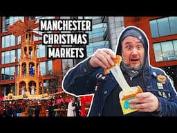 Americans Visit the UK’s LARGEST Christmas Market (Manchester Christmas Markets)