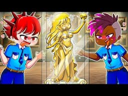 Anna Turns into a Golden Statue - Anna x Alex | Gacha Life | Rainbow Z Multiverse