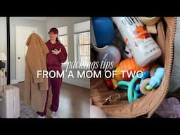 PACK WITH ME VLOG + PACKING  TIPS FOR TRAVELING WITH KIDS: packing process & travel essentials