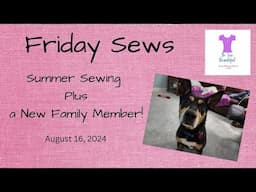 Friday Sews 8/16/24