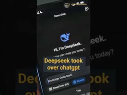 🇨🇳 DeepSeek: The Chinese Chatbot That CRASHED The Markets! 📉 #shorts