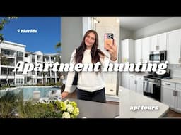 come APARTMENT HUNTING with me.. in FLORIDA