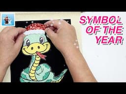 Make a Handmade Symbol of The Year of The Snake in 30 Minutes or Less!