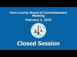 Dare County Board of Commissioners  Meeting February 3, 2025