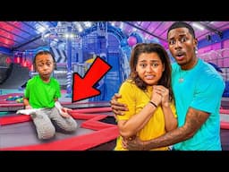 24 Hour Trampoline Park Challenge Made King Cry!