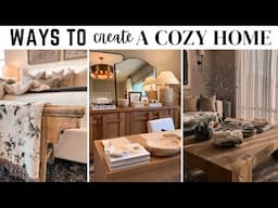 WAYS TO CREATE A COZY HOME || 2025 ||