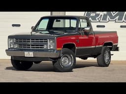 FOR SALE: 1986 Chevrolet K10 Silverado 4x4 Shortbox - Loaded, Only 46k Miles Stock #2085