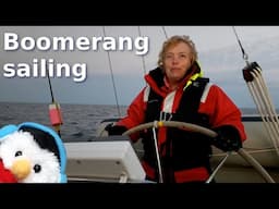 Sailing the Irish Sea - Port St Mary - Liverpool - Peel - The boomerang sail - Ep. 369