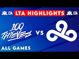 100T vs C9 Highlights R3 | LTA North 2025 Split | 100 Thieves vs Cloud9 by Onivia