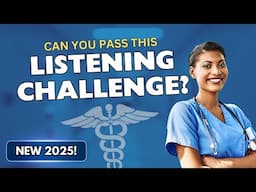 PASS the NEW 2025 OET Listening Exam with THIS Medical English Quiz! OET Listening Quiz for Nurses