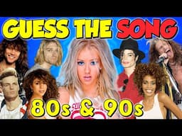 Guess The Song… 80s & 90s 🎶 | 1980 – 1999 | Music Quiz 🎶