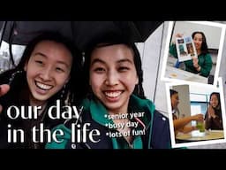 a busy day in the life of two Harvard students | senior year, friends, thesis, study breaks