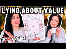 EXPOSING A LIE?! | "$300" Free People Advent Calendar Unboxing