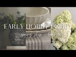 2025 NEW HOBBY LOBBY SPRING SHOP WITH ME | SPRING DECOR HAUL