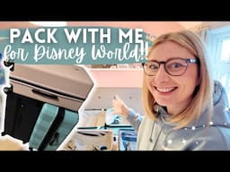 PACK WITH ME FOR DISNEY WORLD!! 🧳🏰🐭✨ tips and tricks for packing light as a family 💛