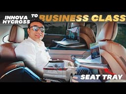 INNOVA HYCROSS KO BANAYA BUSINESS CLASS!!🔥😍 | SEAT TRAY INSTALLED🤩LIGHT POWER INCREASE 📞9321811482