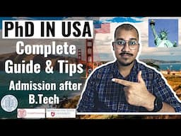 PhD In USA: STEP-BY-STEP Process & Planning (2022) | $2700/month Salary | No Masters Required