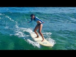 Surfing for the first time the Philippines (Siargao)