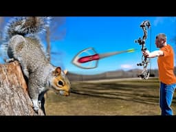 I Hunted Squirrels with a Bow & Arrow!