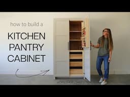 How to Build a Kitchen Pantry Cabinet | Larder Cupboard