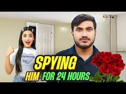 Spying My Brother For 24 Hours Challenge | * He Went To Hospital * | SAMREEN ALI