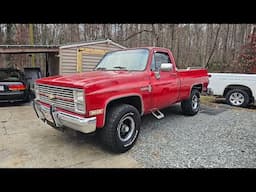 1986 chevrolet k10 4x4 Project