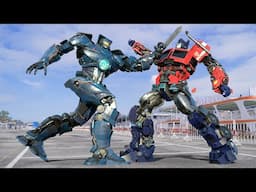 Transformers x Pacific Rim - Optimus Prime vs Gipsy Danger Full Movie | Paramount Pictures [HD]