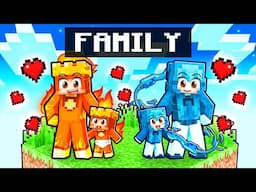 Having An ELEMENTAL FAMILY in Minecraft!