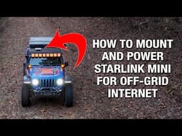 How to Mount and Power Starlink Mini for Off-Grid Internet