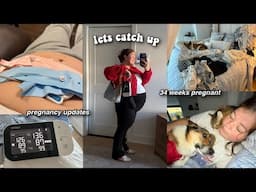 a day in my life at 34 weeks pregnant