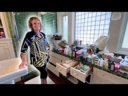 Helping Sweet Retired Couple Declutter Their Bathroom 🧼🛁