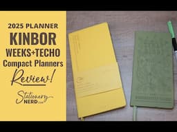 2025 Planner Showdown  |  REVIEW Kinbor Weeks + Techo planners