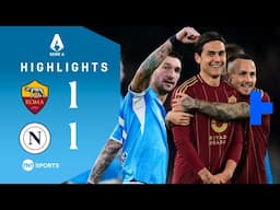 Angelino Volley Rescues Point For Roma! 😍 | Roma 1-1 Napoli | Serie A Highlights