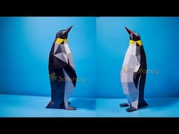 Assembly Instructions Penguin Papercraft - Paper Craft Penguin - DIY Low Poly Penguin