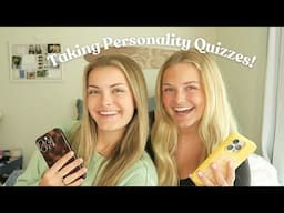 How Similar Are We? Taking Personality Quizzes Together