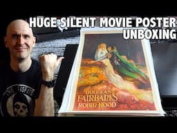 Huge Unboxing of RARE SILENT MOVIE POSTERS featuring Douglas Fairbanks, Pickford, Chaney & More!