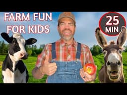 Farmer Jason Needs Help Feeding The Animals Some Treats! 🍎