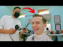 Guy Speaking Perfect Spanish, Surprises Barbers