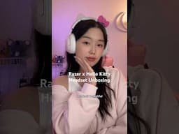 Razer x Hello Kitty Headset Unboxing 🎀 Kraken Kitty V2 BT Hello Kitty and Friends Edition #gifted